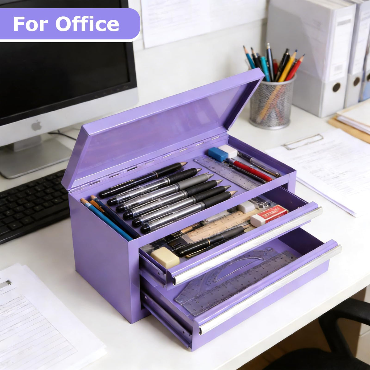 Mini Steel Tool Box with Drawers C84510