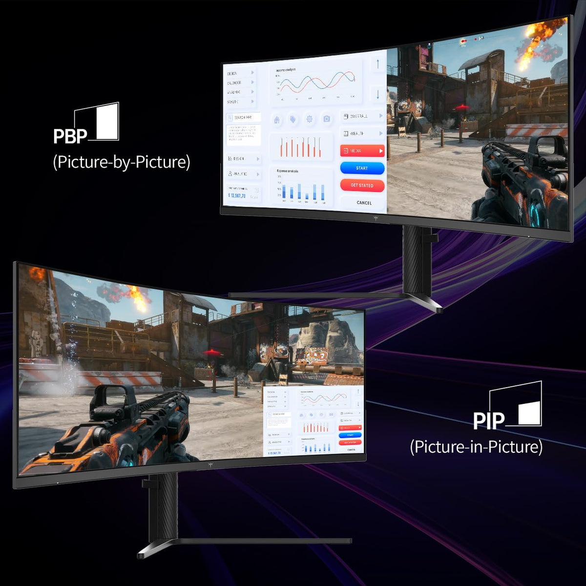 34 Inch Curved Gaming Monitor 180Hz I33423
