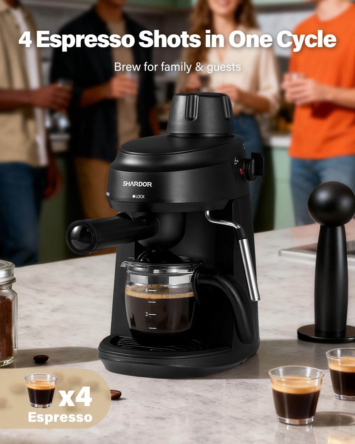 3.5 Bar Espresso Machine with Milk Frother N99530