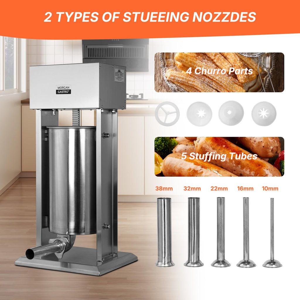 15L Stainless Steel Electric Sausage Stuffer U624939