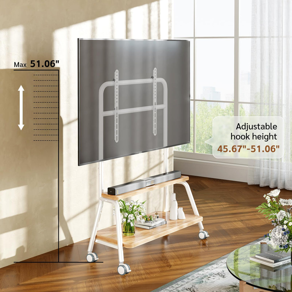 Mobile TV Stand on Wheels for 32-75 Inch TVs W18775