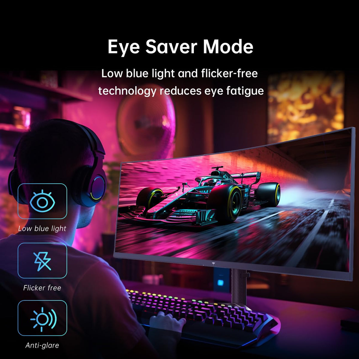 34 Inch Curved Gaming Monitor 180Hz I33423