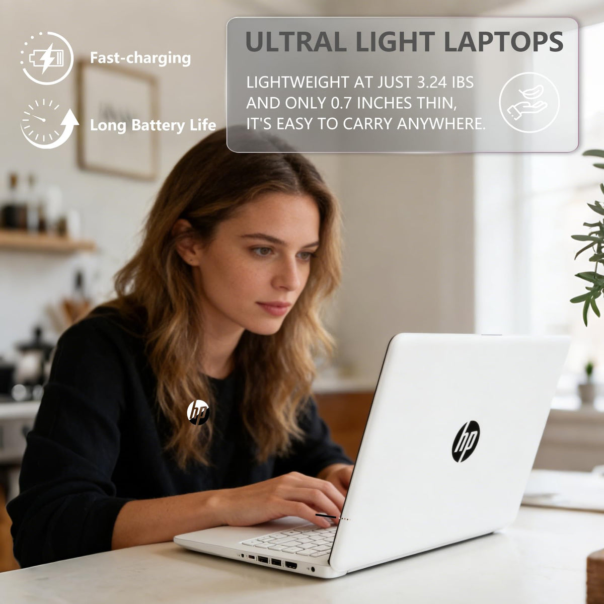 17.3" FHD Laptop, 16GB RAM, 512GB SSD, AMD Ryzen 5, Windows 11 Home, Silver L87685