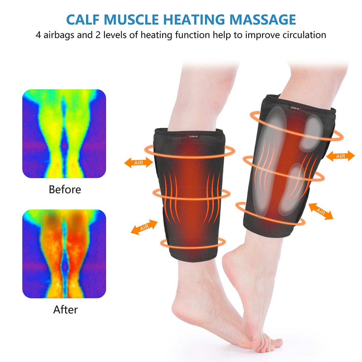 Heated Leg Compression Massager K882069