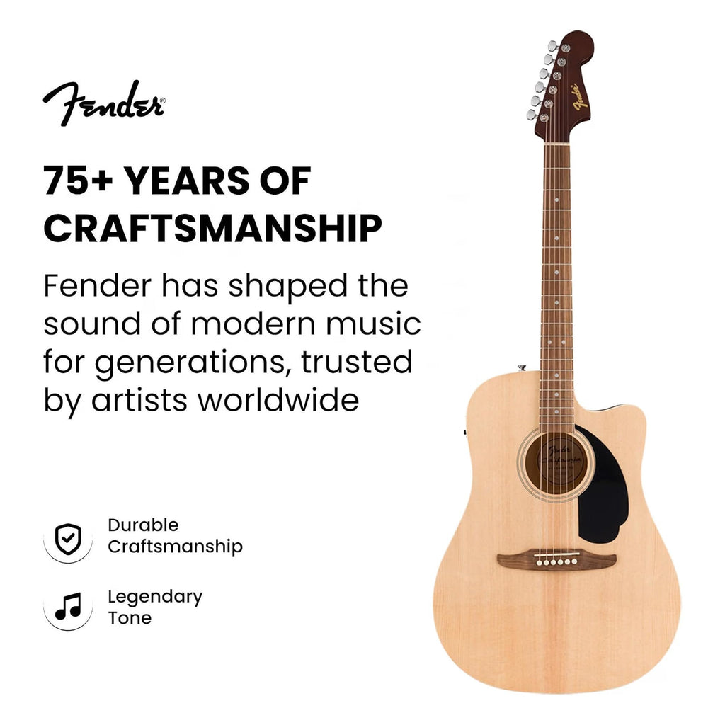 Natural Acoustic-Electric Guitar D2014
