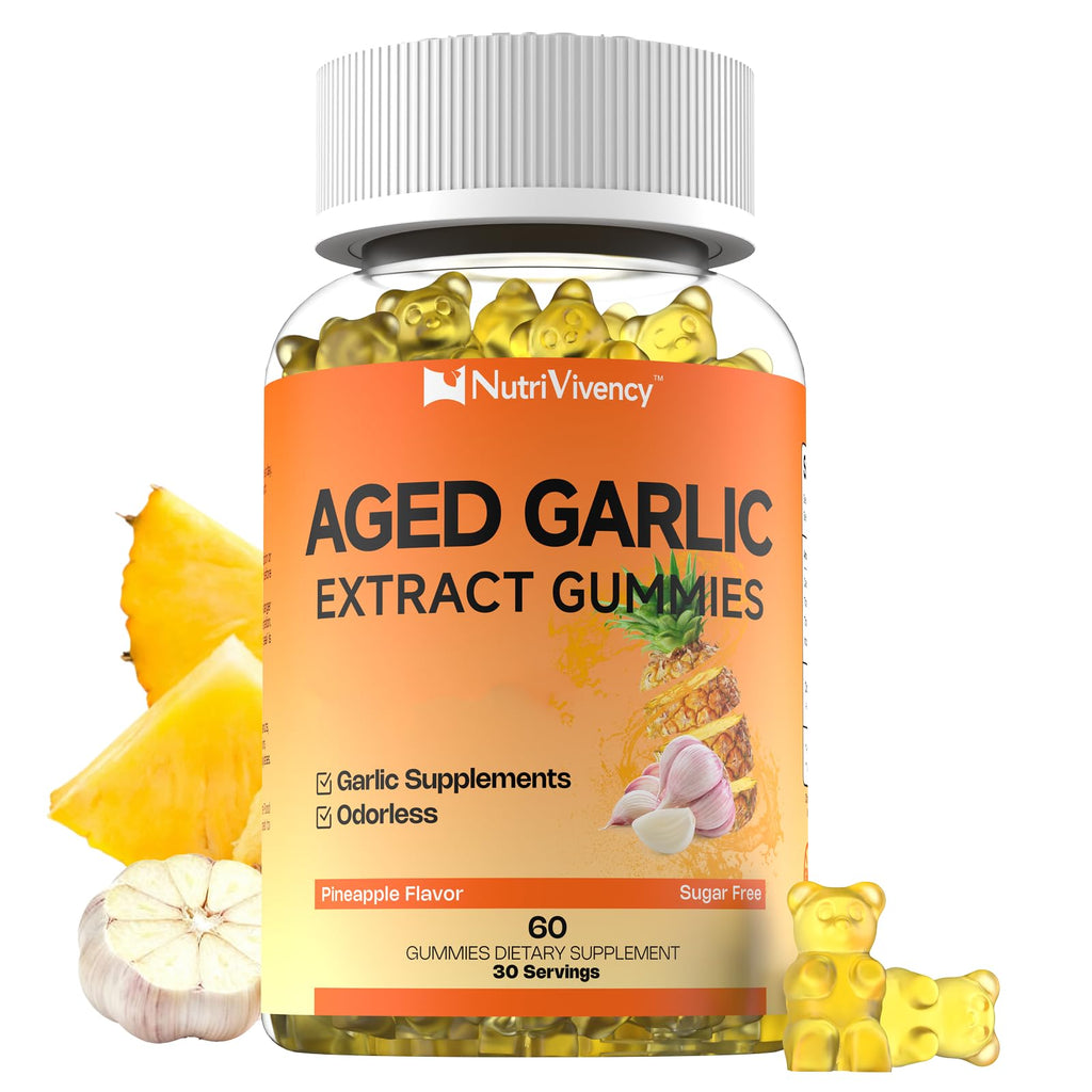 Odorless Aged Garlic Extract Gummies 500mg 60 Ct V2192
