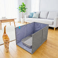 Extra Large Open Top High Sided Cat Litter Box Enclosure V884