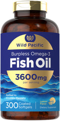 Fish Oil 3600 mg 300 Softgels Omega-3 C417990
