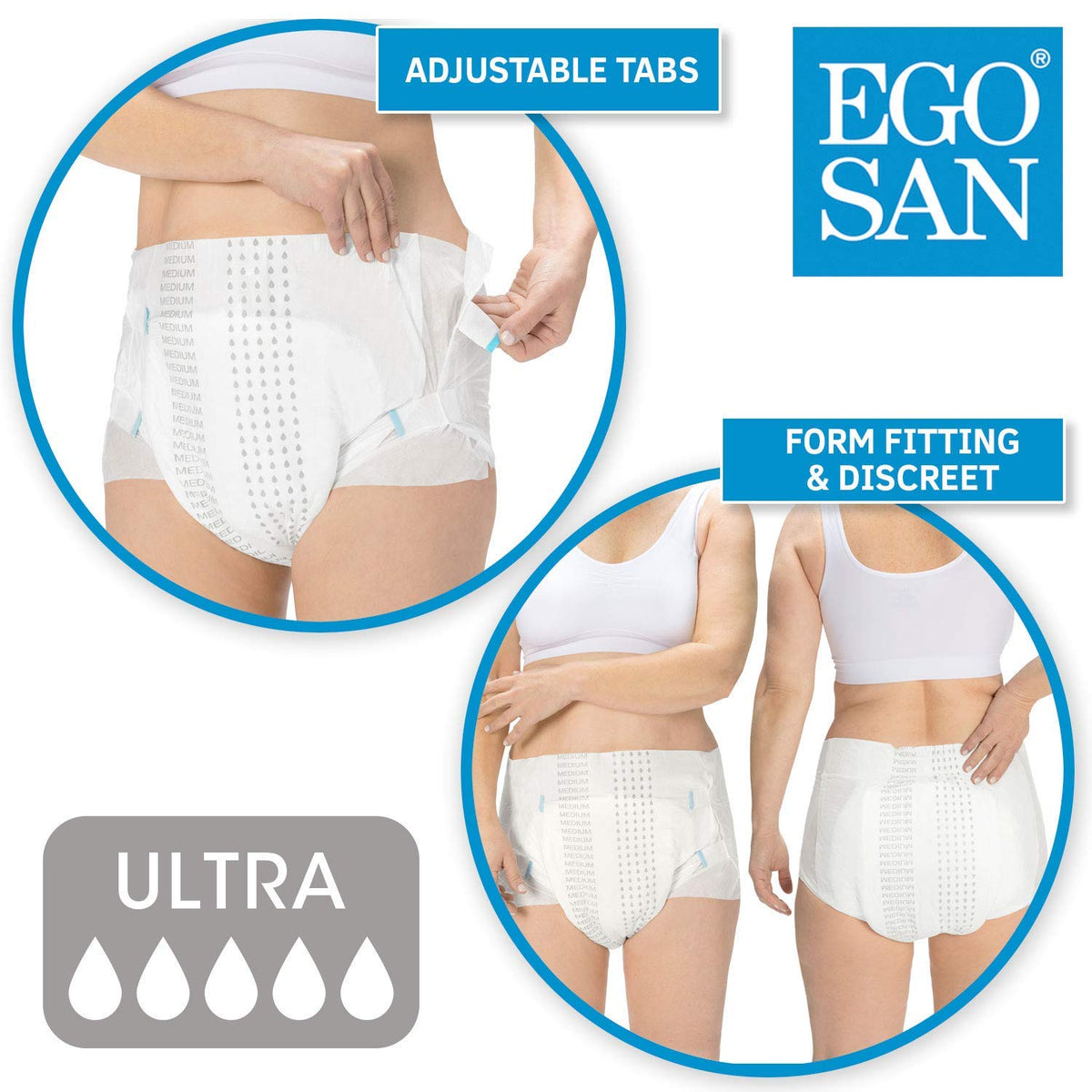 Large 15-Count Maximum Absorbency Adult Diaper Brief N222