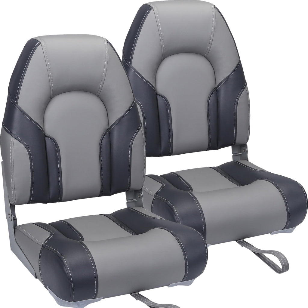 2 Pack High Back Folding Boat Seats R12013
