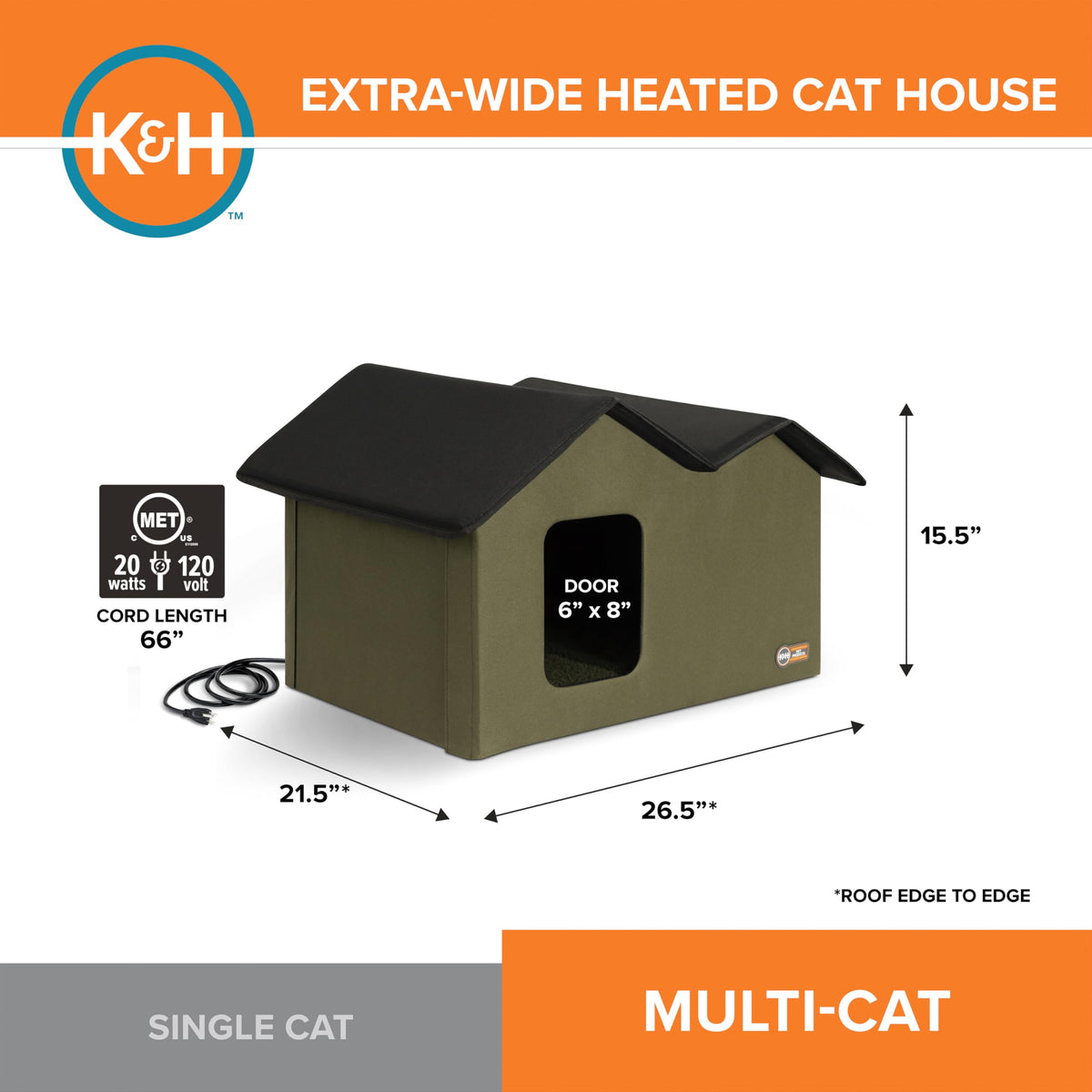 Heated Outdoor Cat House R915117