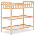 Compact Portable Pinewood Changing Table with Safety Rails Z9487