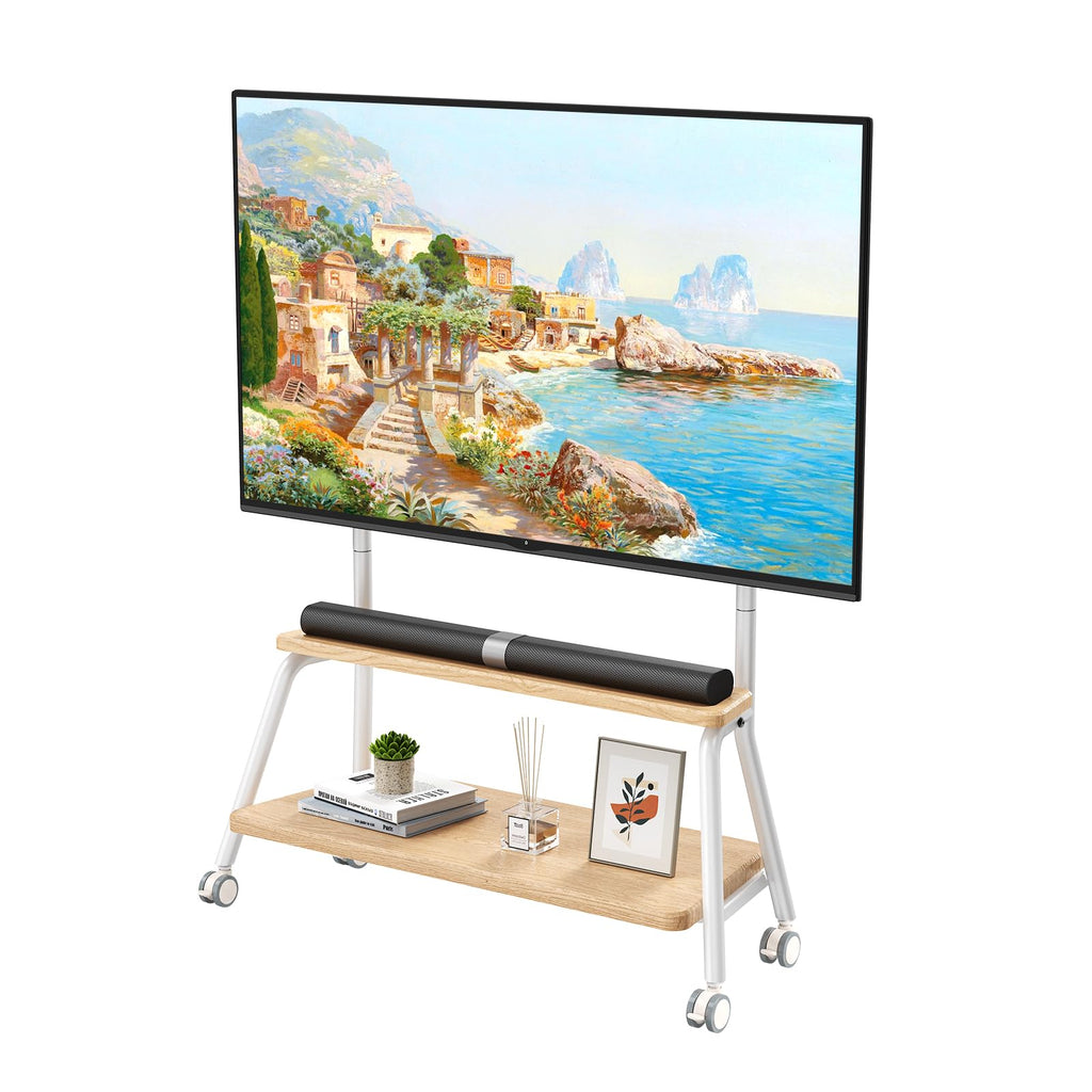 Mobile TV Stand on Wheels for 32-75 Inch TVs W18775