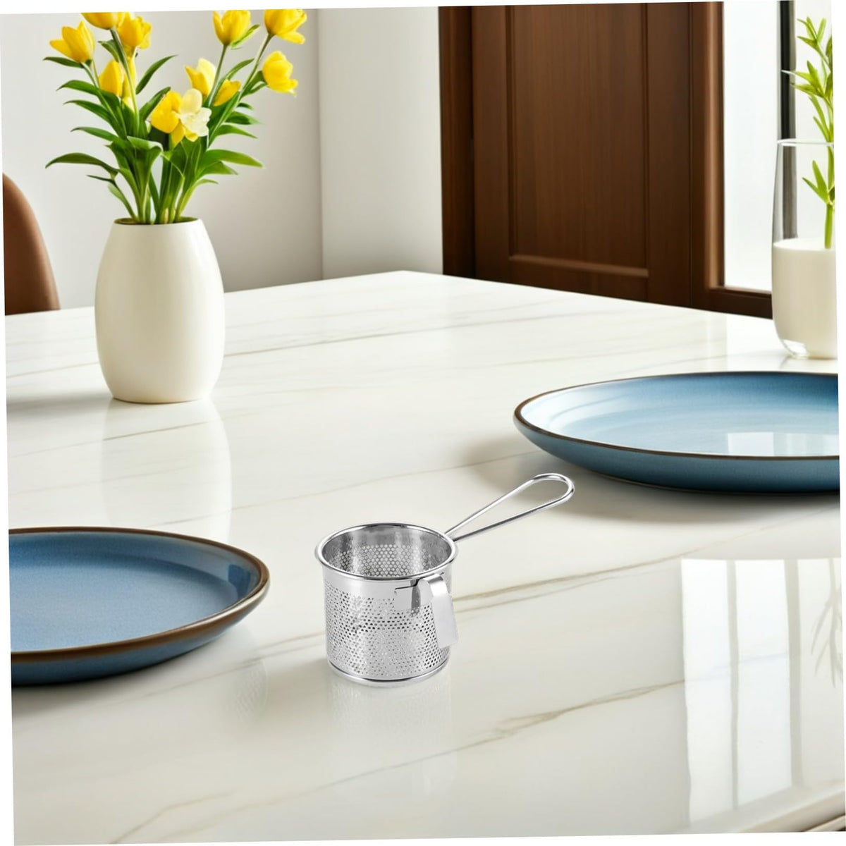 Stainless Steel Mesh Colander with Hook W52892
