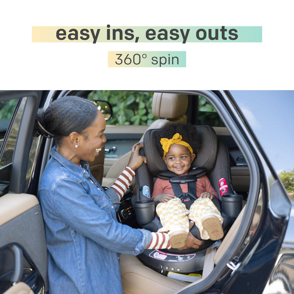 2-in-1 Rotating Convertible Car Seat O683