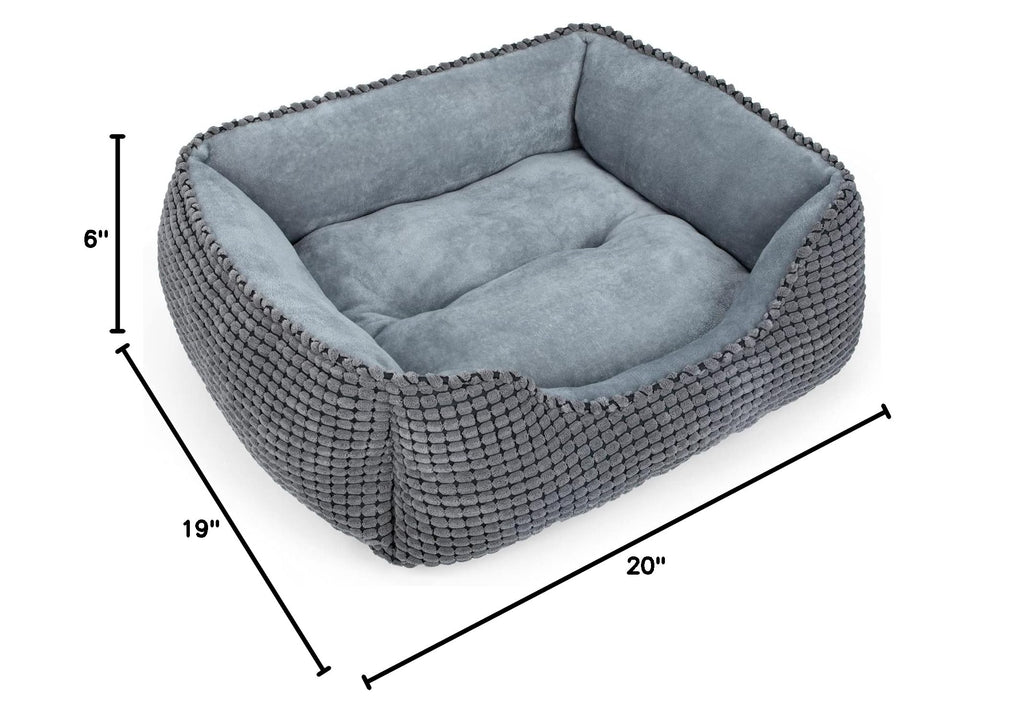 Rectangle Washable Calming Dog Bed N391