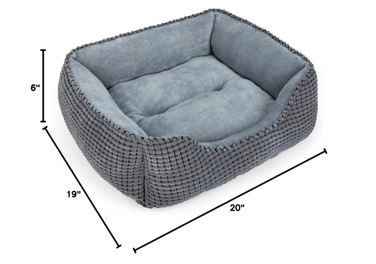 Rectangle Washable Calming Dog Bed N391