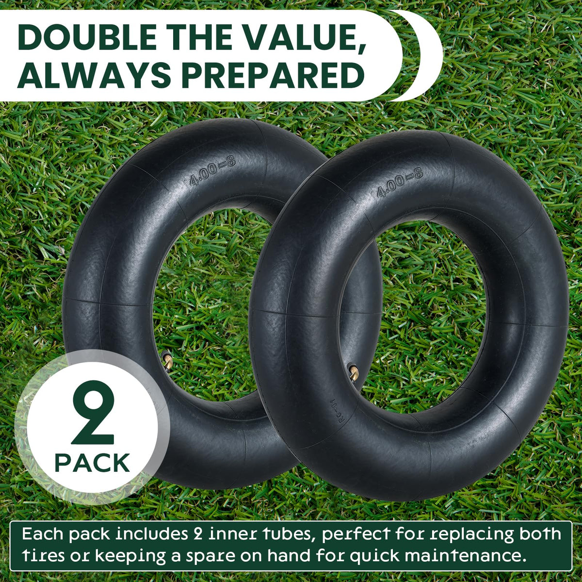 2 Pack 4.80/4.00-8 Inner Tire R1347