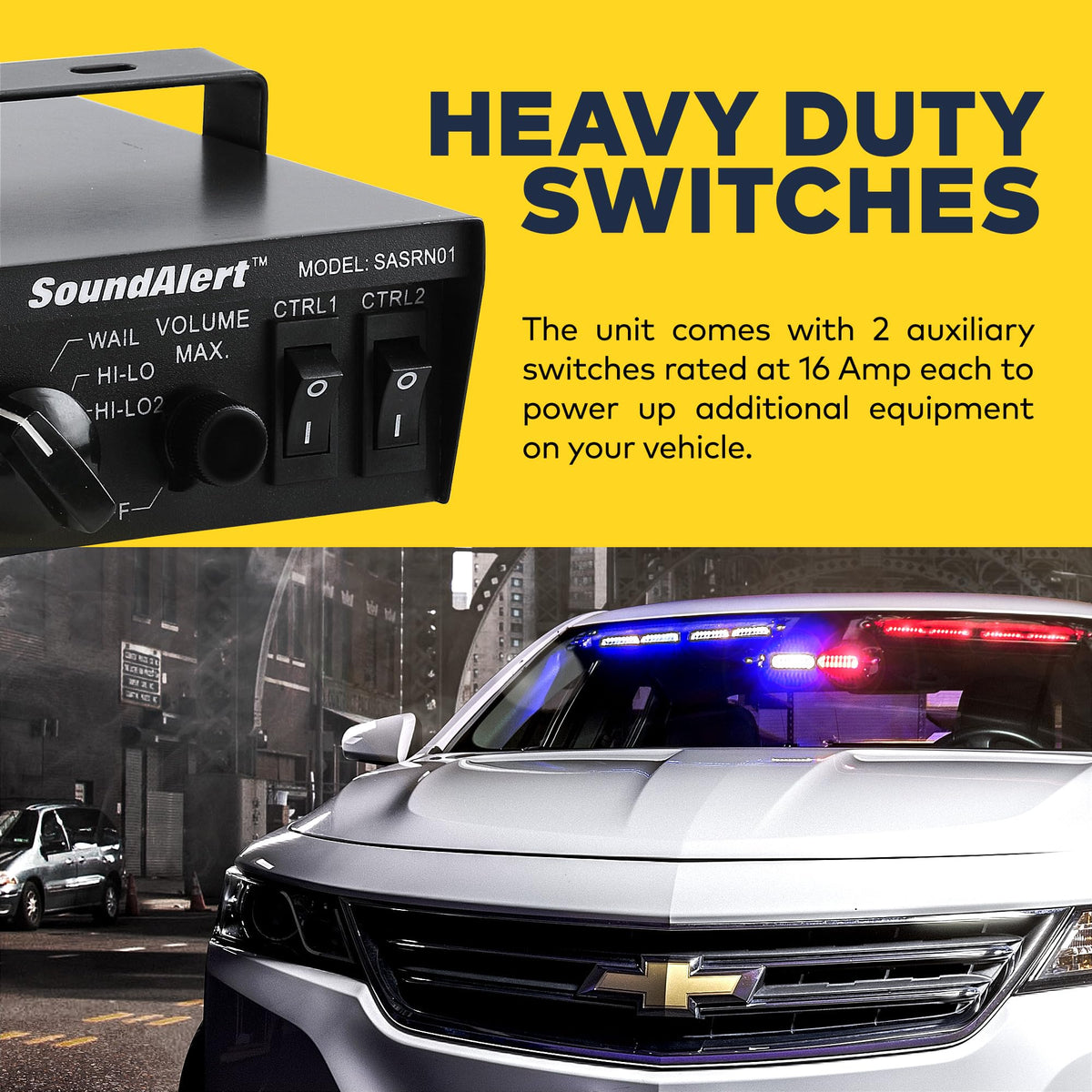 100W Police Siren Emergency PA System Kit E94749