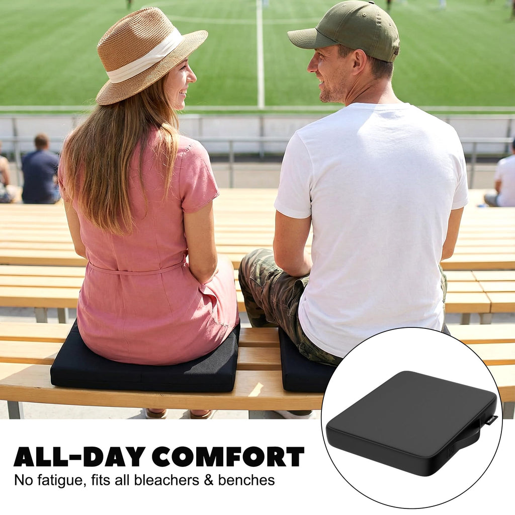 Portable Waterproof Oxford Stadium Seat Cushions 2-Pack Q23945