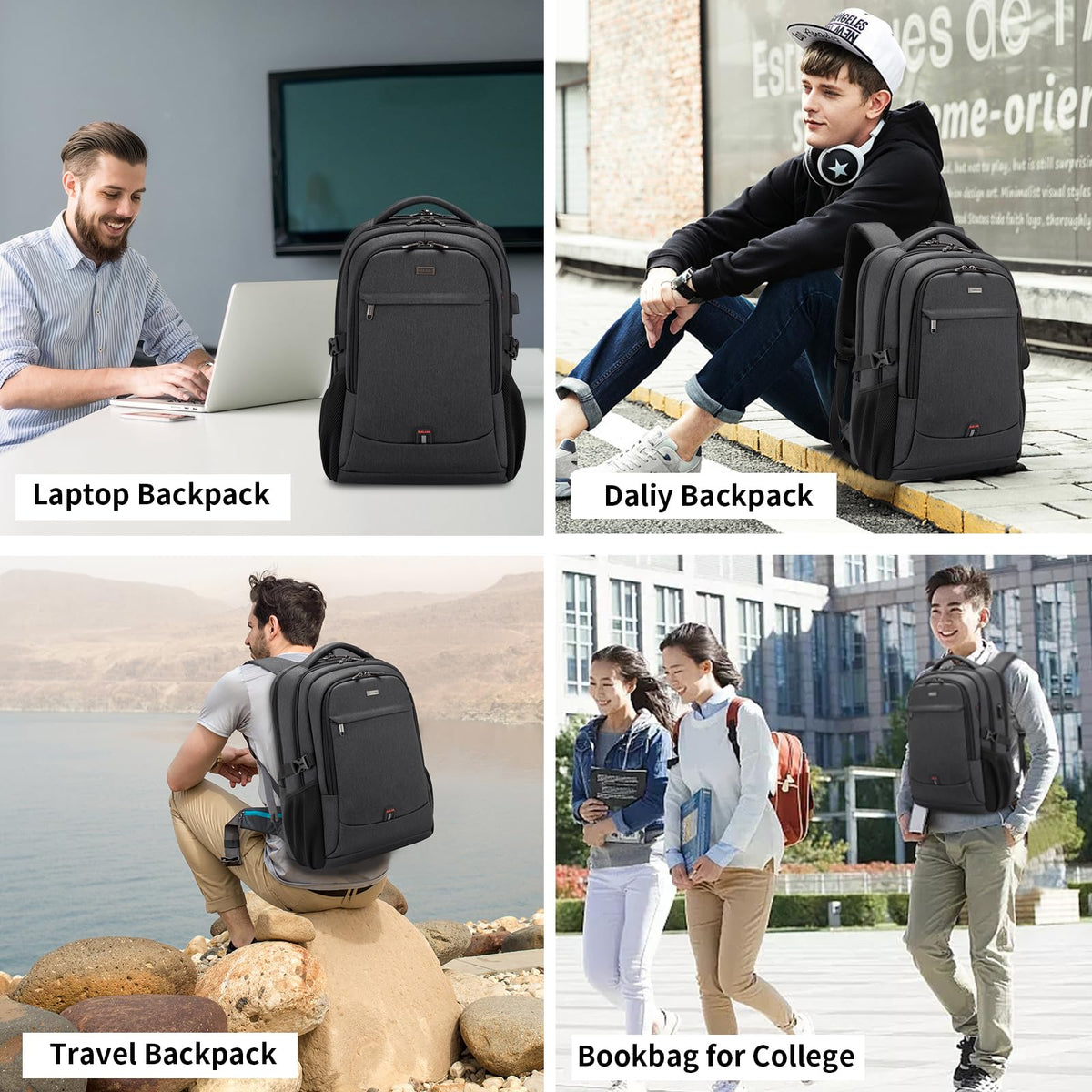 17 inch Travel Laptop Backpack C46679