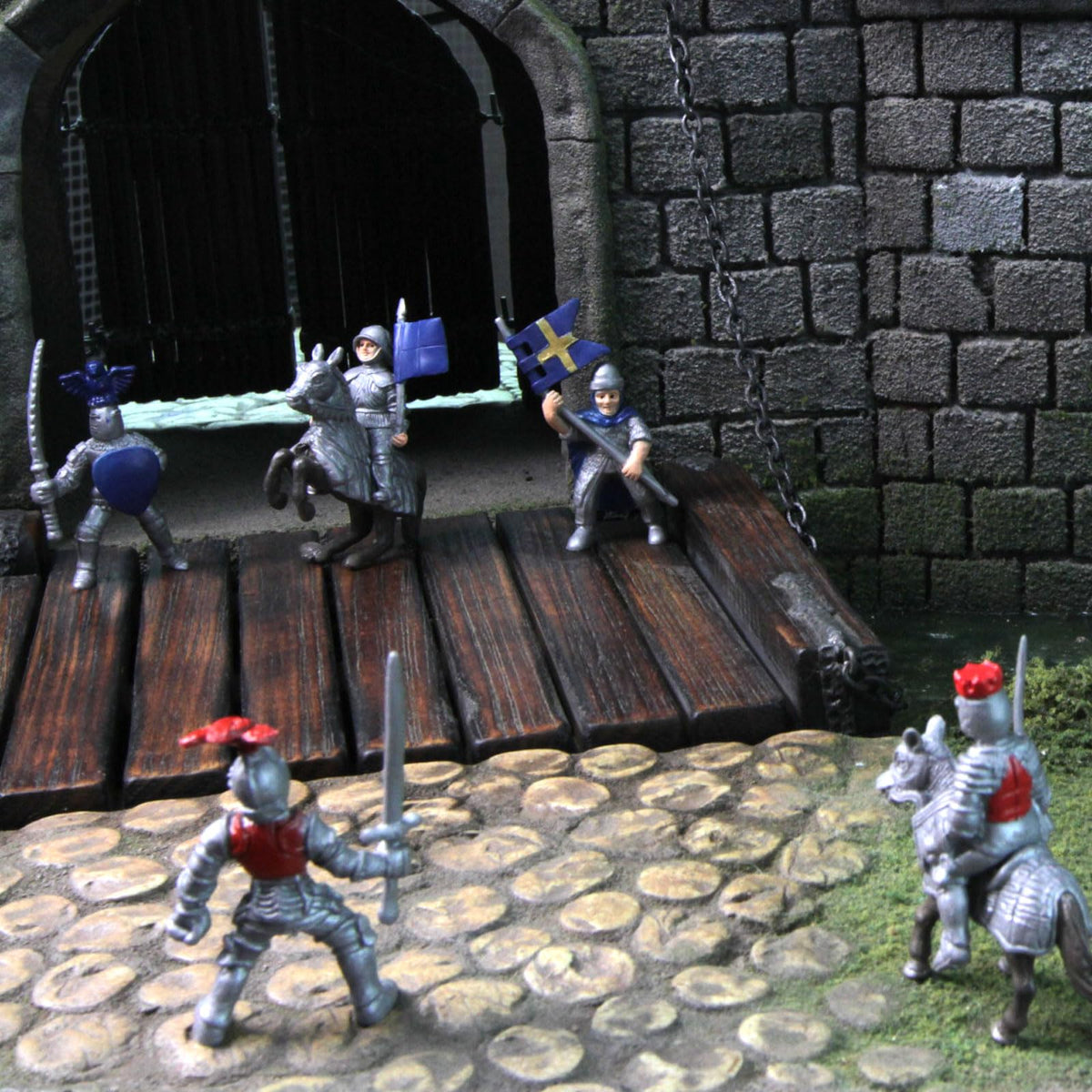9 Medieval Knight & Dragon Toy Set S196