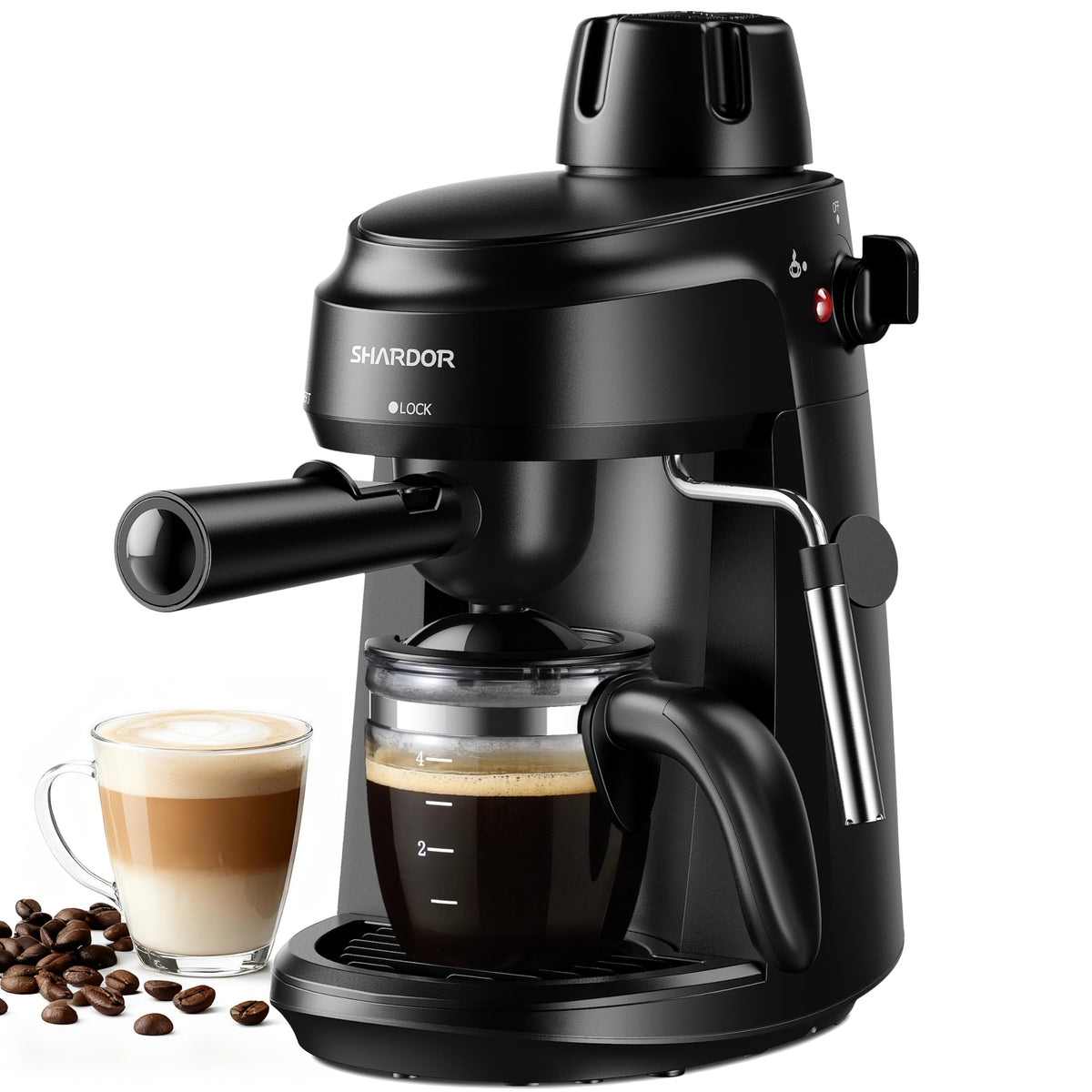 3.5 Bar Espresso Machine with Milk Frother N99530
