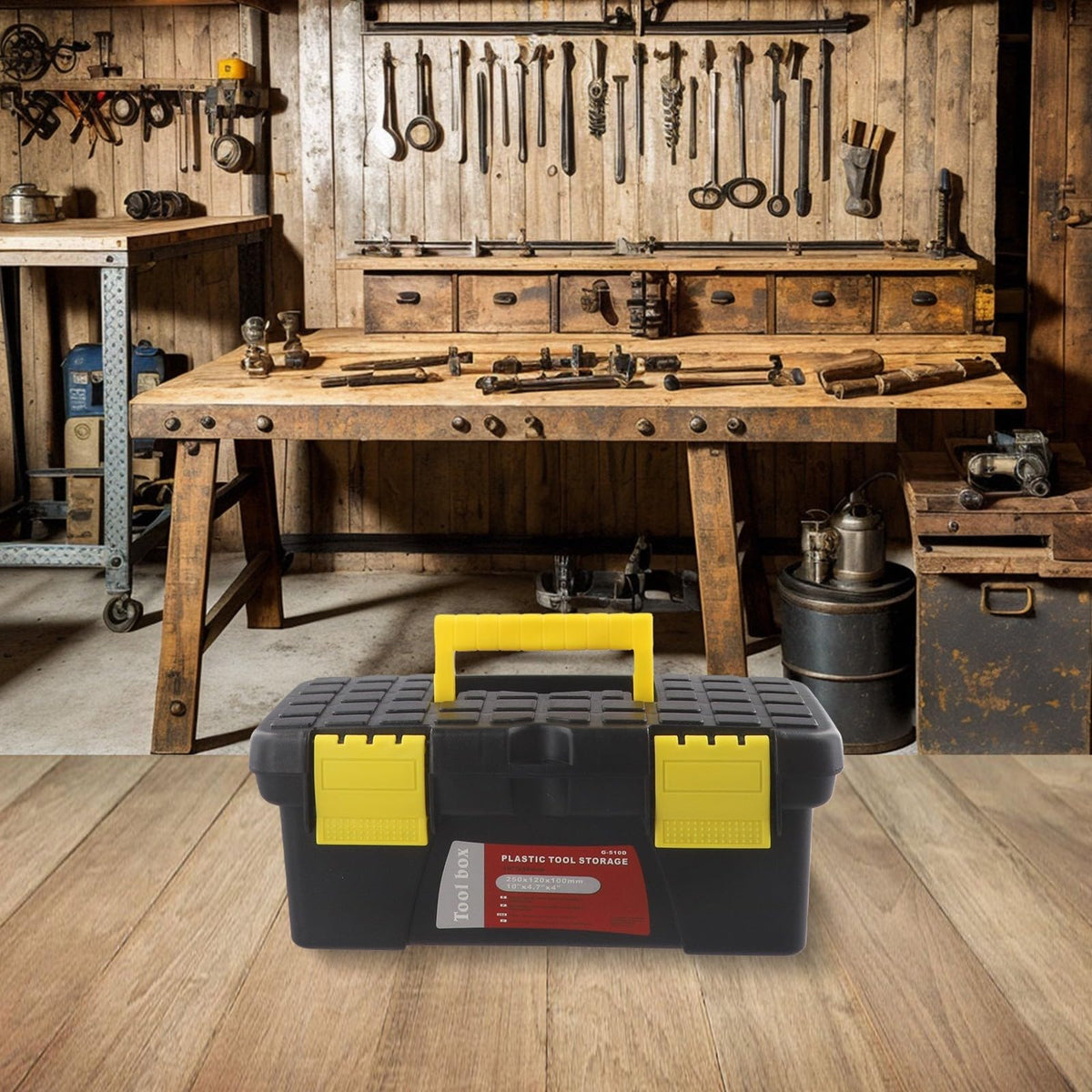10 Inch Plastic Hardware Tool Box N1337