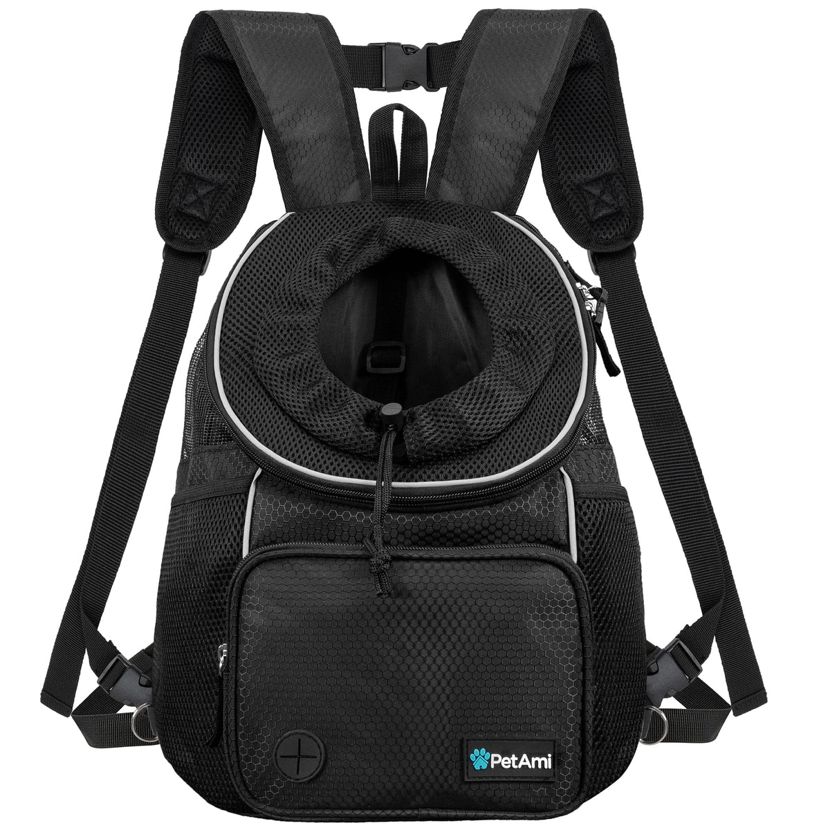 Adjustable Dog & Cat Carrier Backpack, Black H569