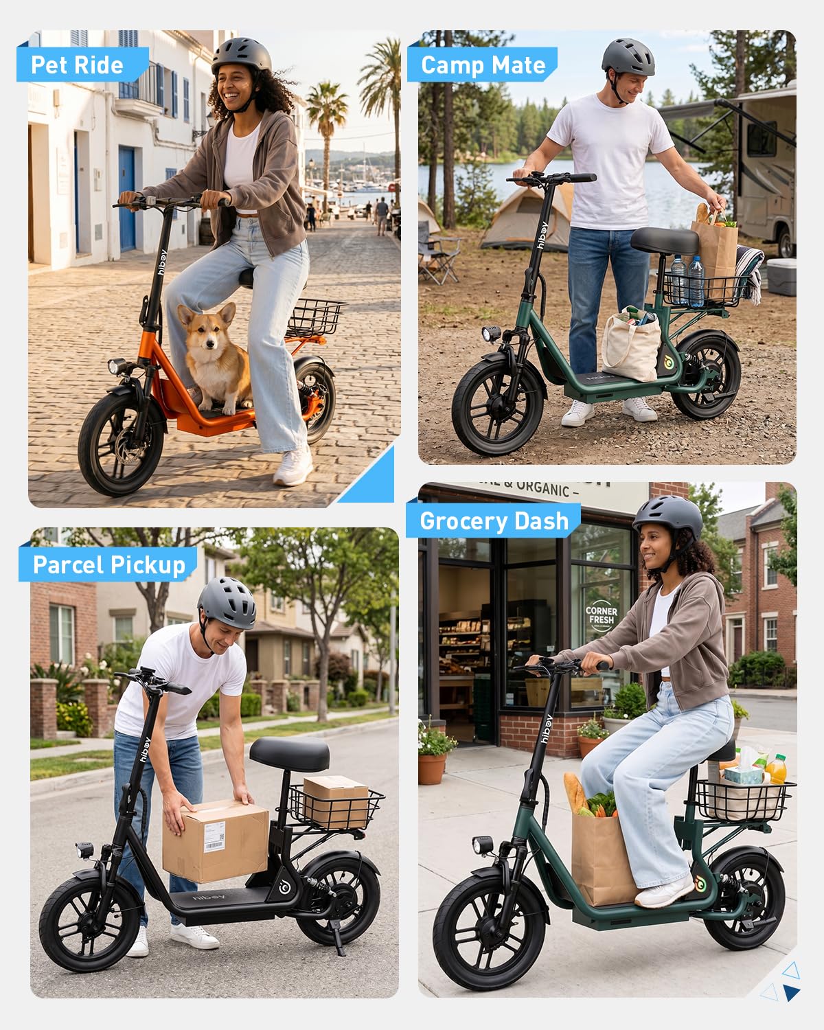 Electric Scooter with Seat V46300