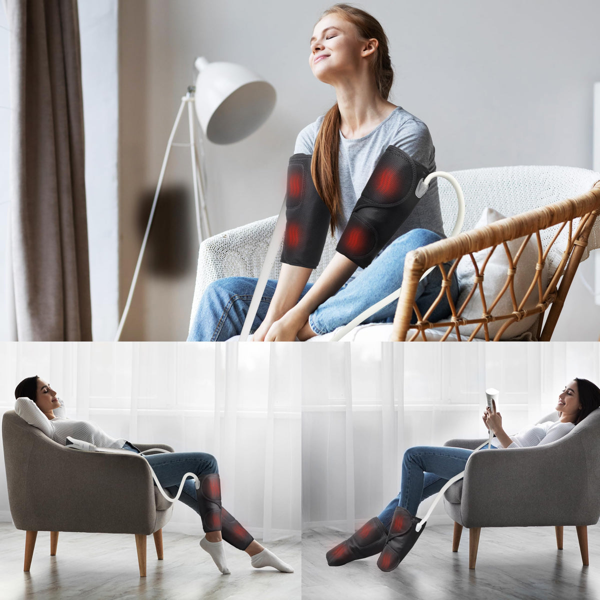 Heated Leg Compression Massager K882069