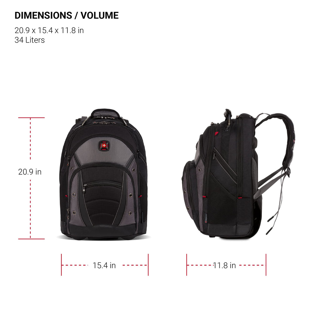 18-Inch Black/Grey Luggage T7463