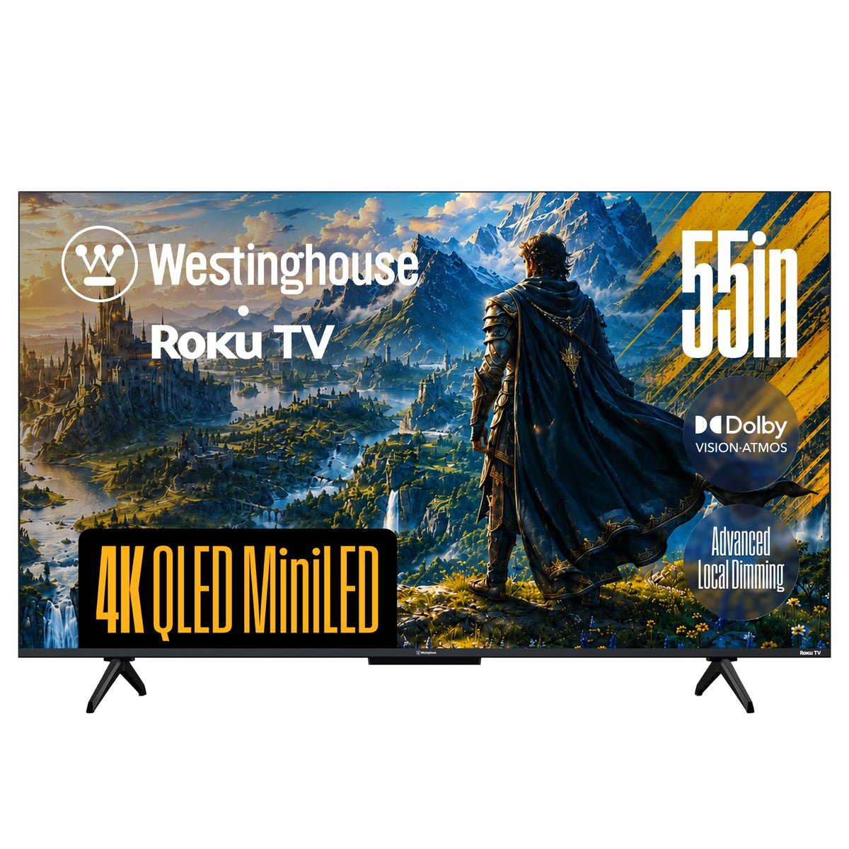 55 Inch Mini LED 4K UHD Roku TV I210