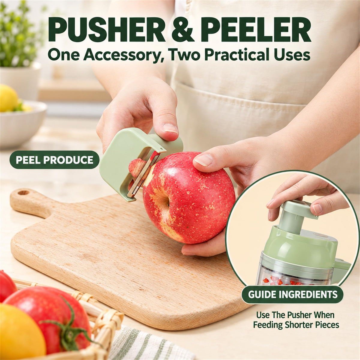 4-in-1 Handheld Electric Vegetable Cutter W55275