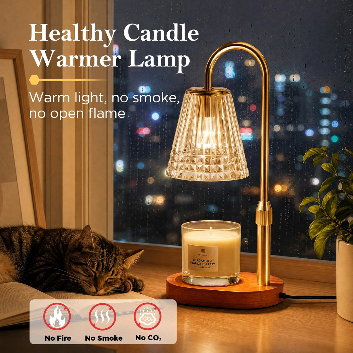 Candle Warmer Lamp with Timer K1217