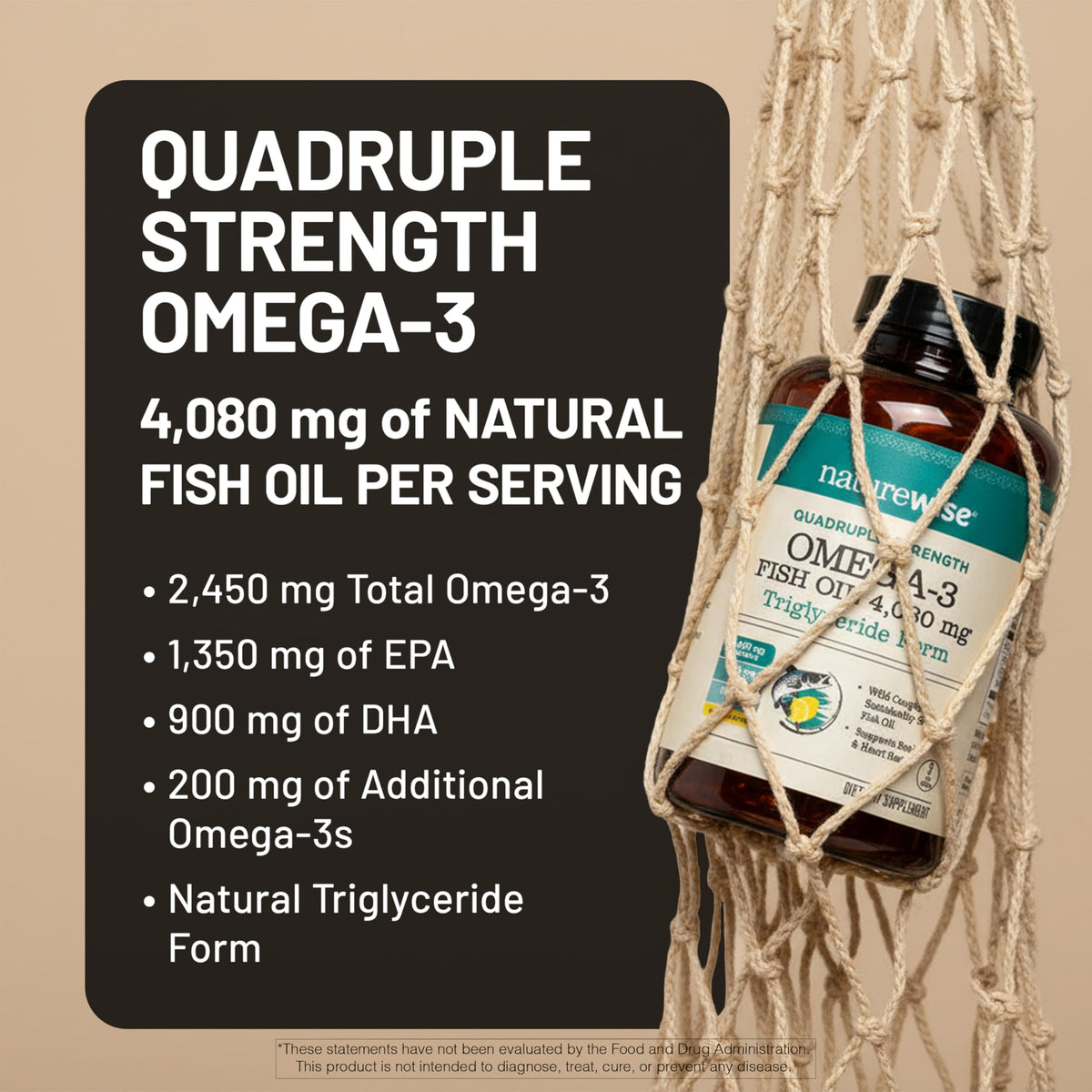 Omega 3 Fish Oil 4080mg Softgels U792061