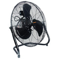 20 Inch 3 Speed Black Metal Floor Fan I3306