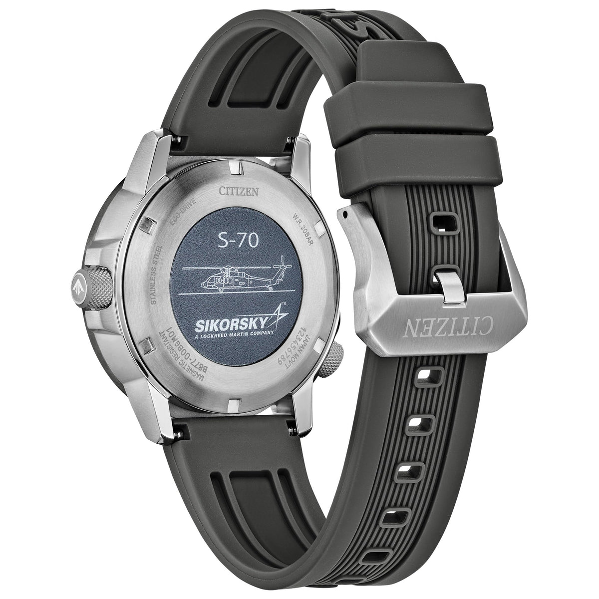 Men's Stainless Steel Eco-Drive Watch F562