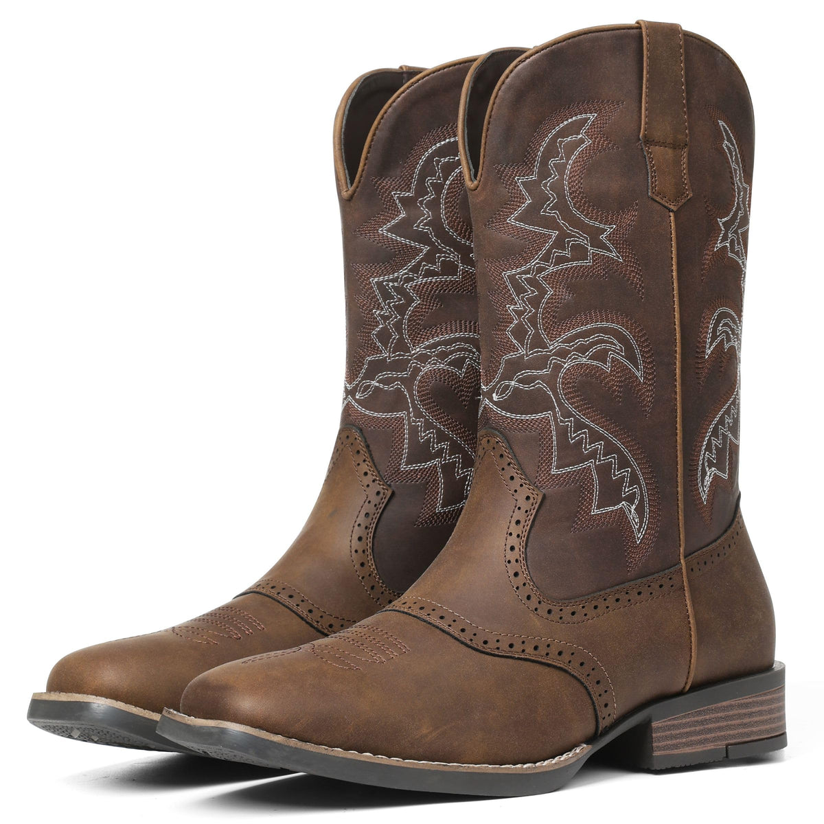 Cowboy Boots Square Toe Slip Resistant Work G67356