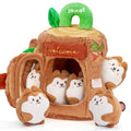 Soft Treehouse 5 Sensory Squirrels Rattle F616