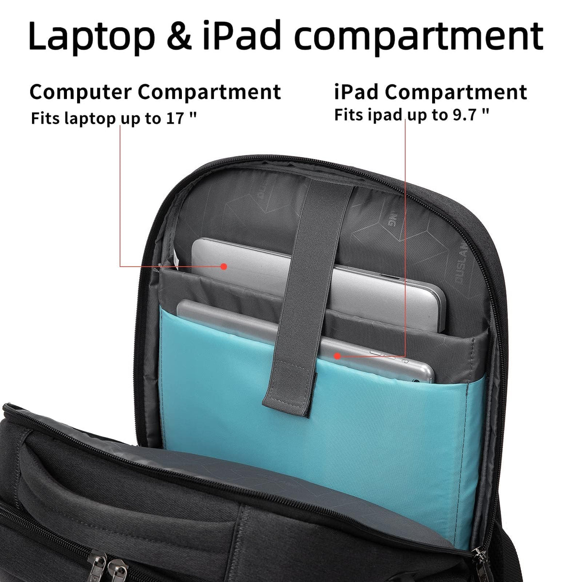 17 inch Travel Laptop Backpack C46679