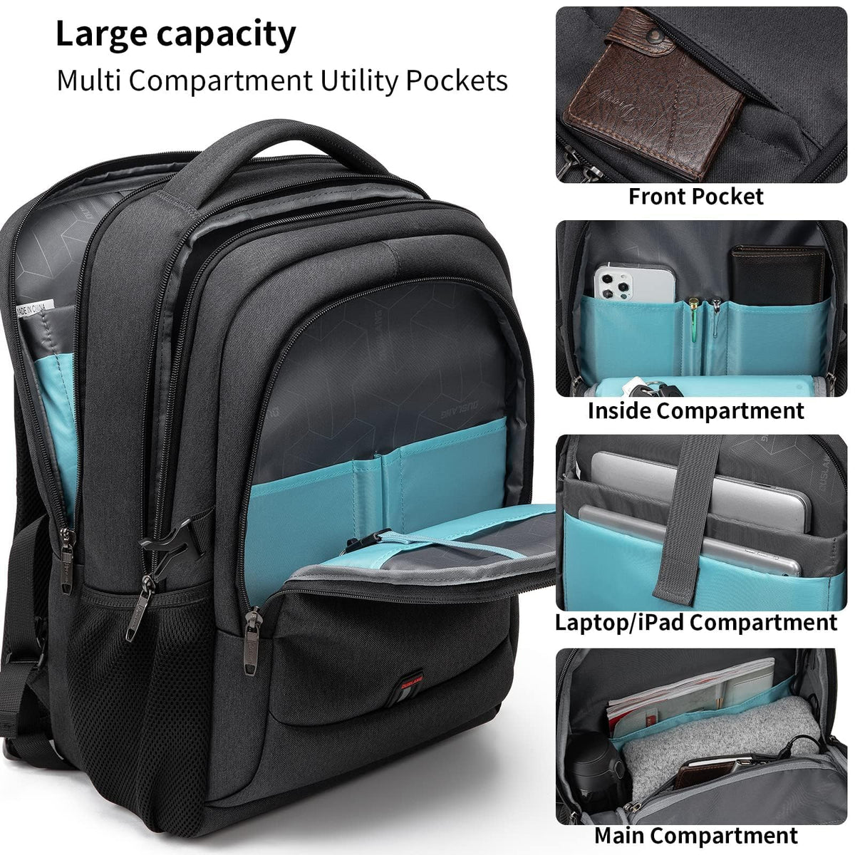 17 inch Travel Laptop Backpack C46679