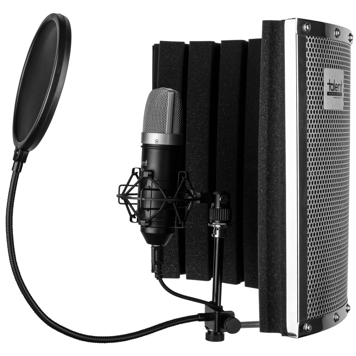 USB Condenser Microphone with Shock Mount and Pop Filter V5833