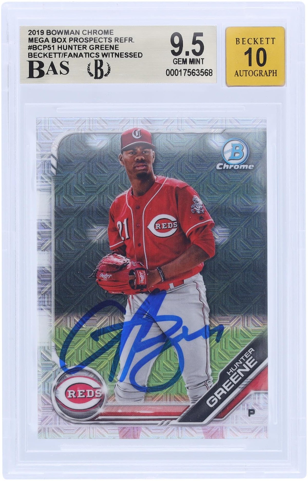 Autographed Baseball Card Z494753