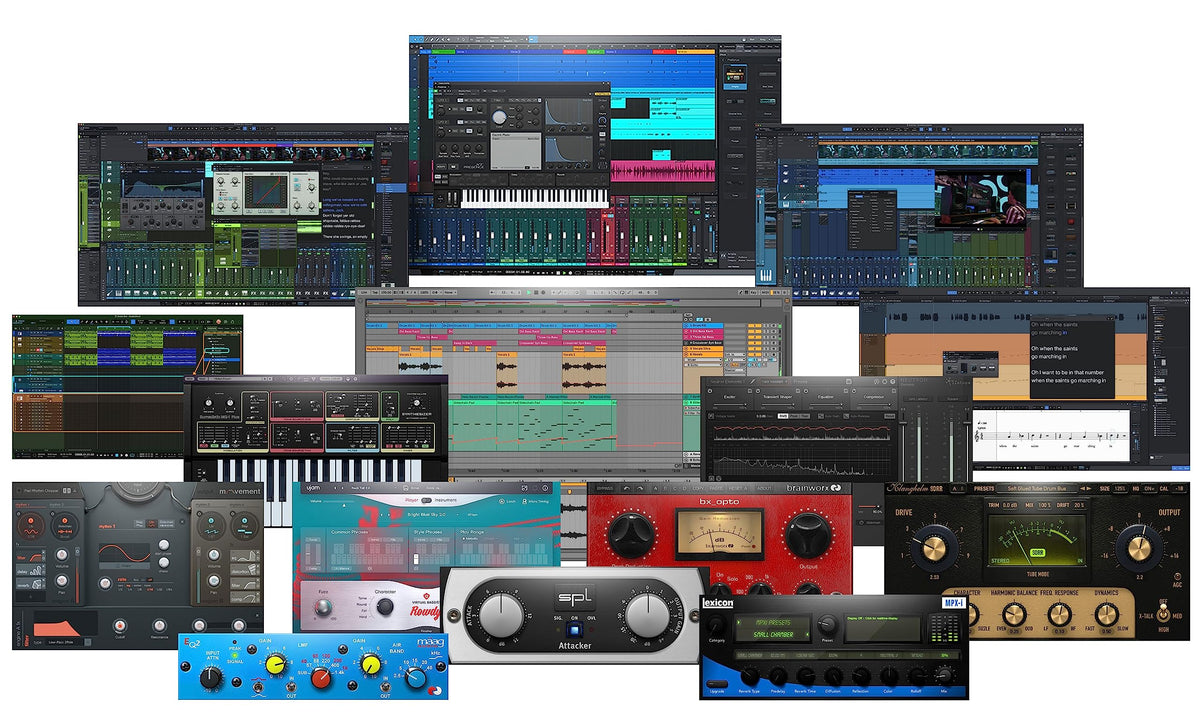 USB Audio MIDI Interface Recording Bundle with Condenser Microphone and Headphones X27600